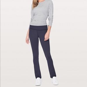 Navy Skinny Groove lululemon pant.
